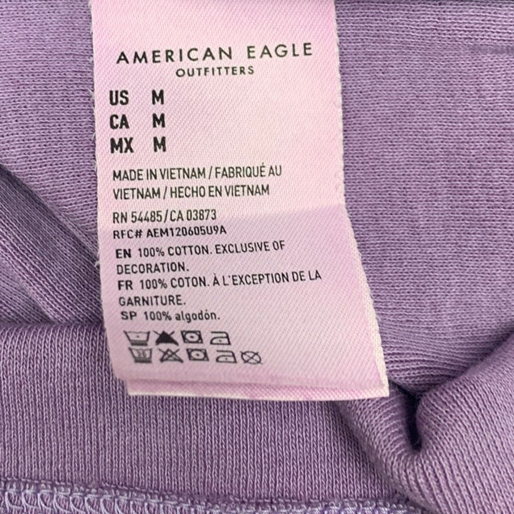 New American Eagle Womens Medium Walkin With Pride In My Step Tee Shirt Top
