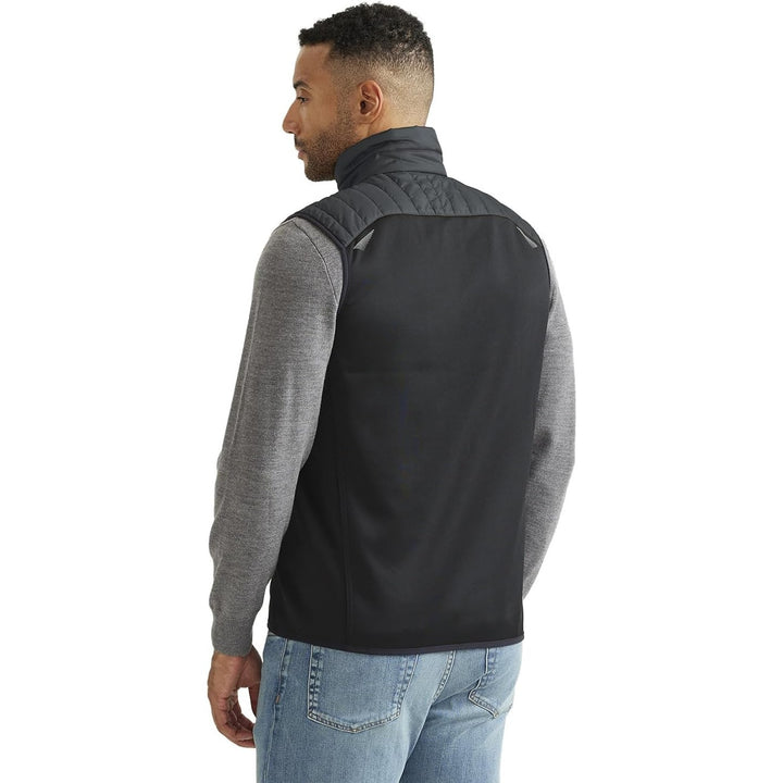 New Eddie Bauer Mens Medium Storm Gray Emberlite StormRepel DWR Hybrid Vest