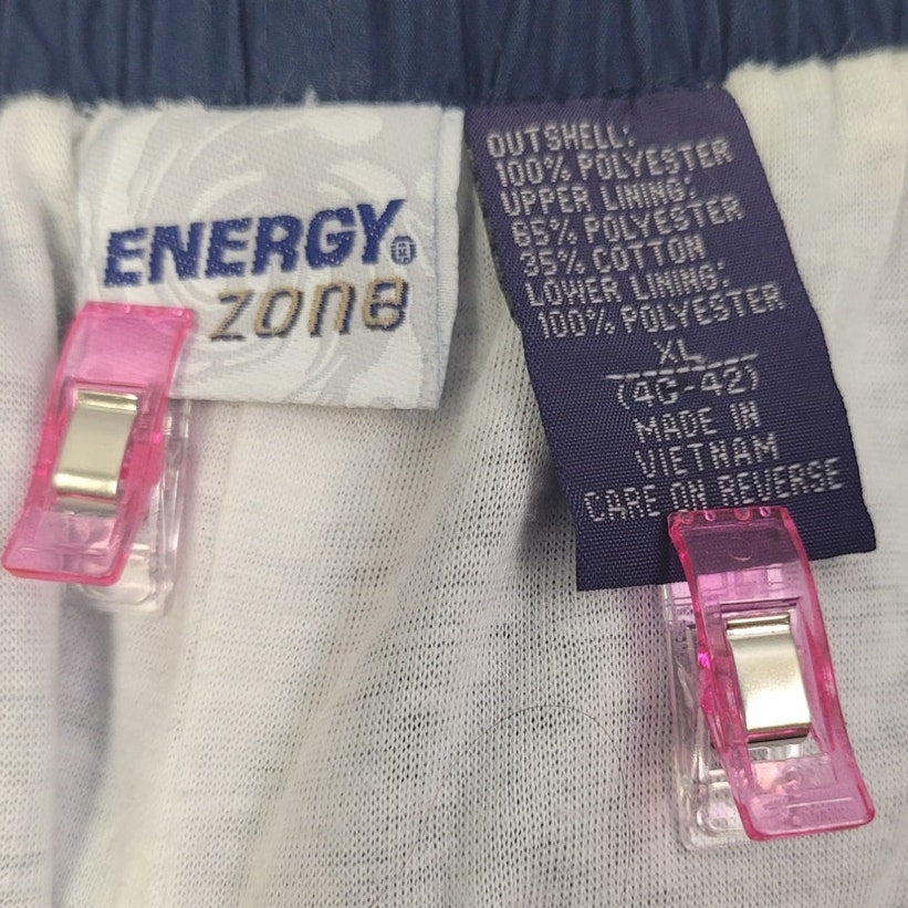 Energy Zone Mens XL PolyCotton Drawstring Waist Lined Convertable Pants