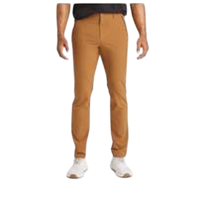 New All In Motion Mens Brown Water Repellant Reflective Detail Athletic Pants
