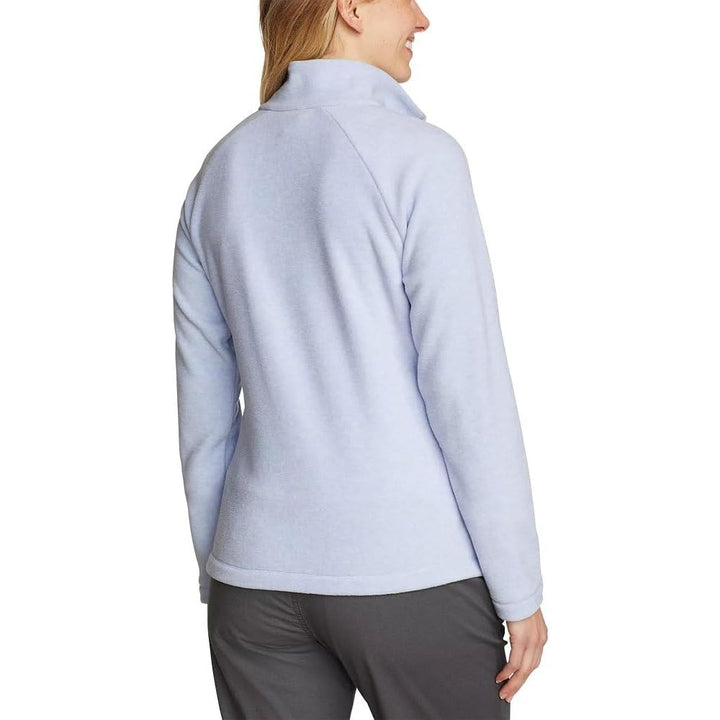 New Eddie Bauer Womens 2XL Lt Periwinkle Fast Fleece Full-Zip Pockets Jacket