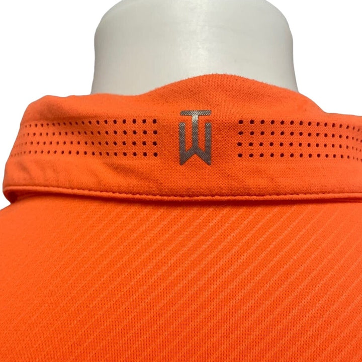 Nike Tiger Woods Collection Mens Medium Athletic Short Sleeve Collar Polo Shirt