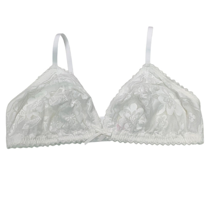 New Aerie Womens XXL White Show Off Beachside Lace Padded Triangle 3-Hook Bra