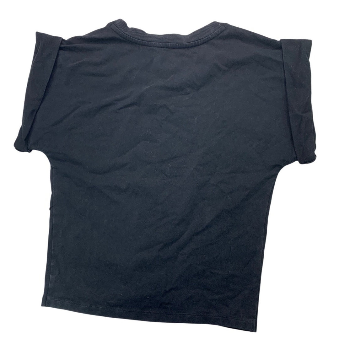 New Offline by Aerie Womens Small Short Sleeve Crew Neck Athletic Faux Wrap Top