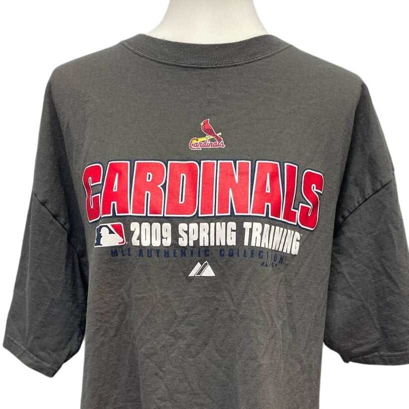 2009 St Louis Cardinals Baseball Mens XL Spring Training 100% Cotton Tee Shirt