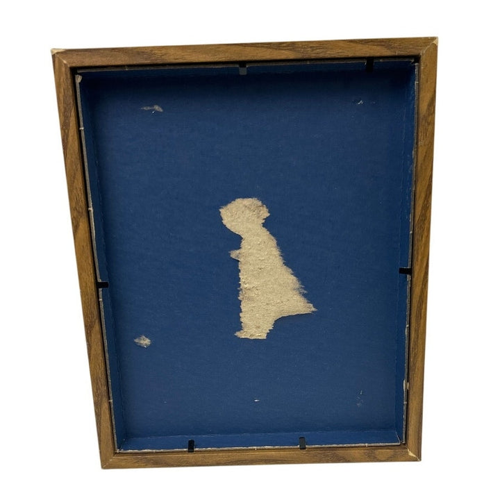 Upcycled Dark Academia Pear Printed on Vintage Sheet Music Wood Frame w Glass