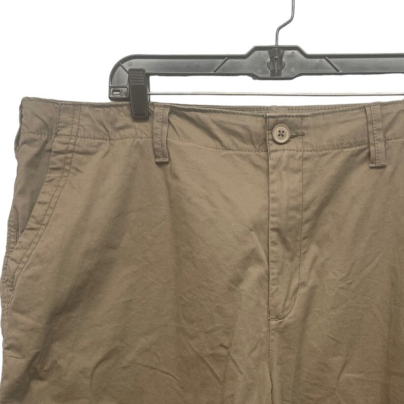 Sonoma Goods for Life Mens Size 42 Brown Khaki Stretch Cotton Everyday Shorts
