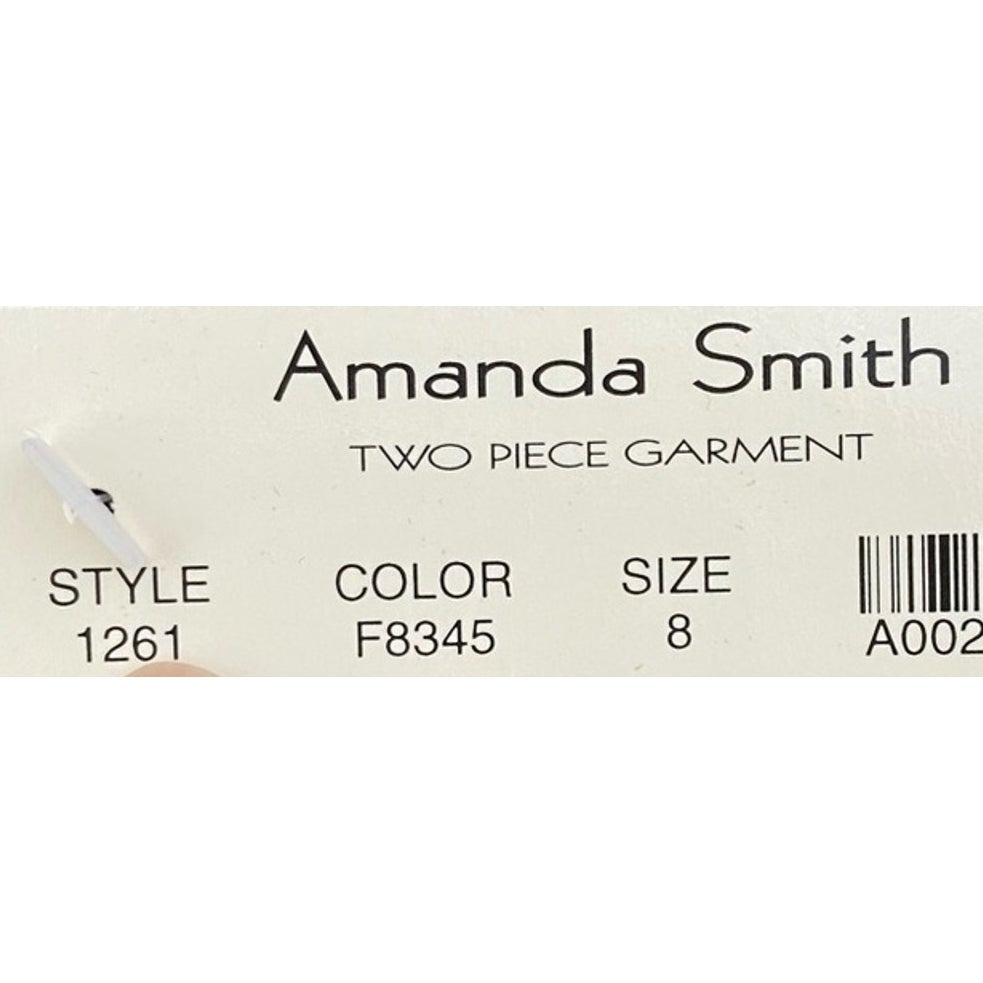 New Amanda Smith Womens Size 8 Black 100% Polyester LBD Sleeveless Sheath Dress