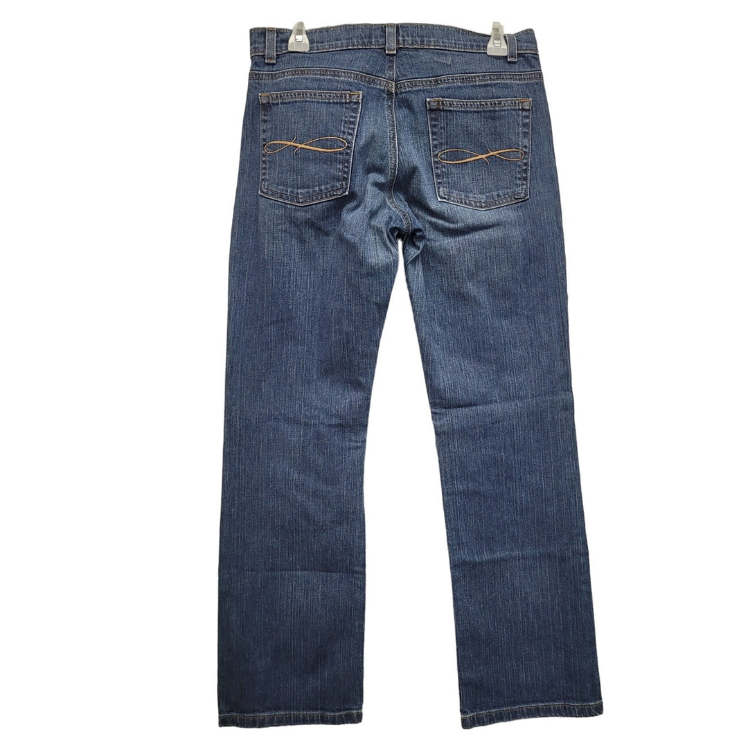 The Limited Womens 8 Regular Stretch Cotton Factory Faded Denim Jeans w Pockets