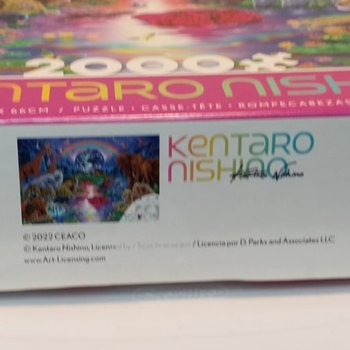 2000 Pce Ceaco Kentaro Nishino Family of the Earth Rainbow Animal Jigsaw Puzzle