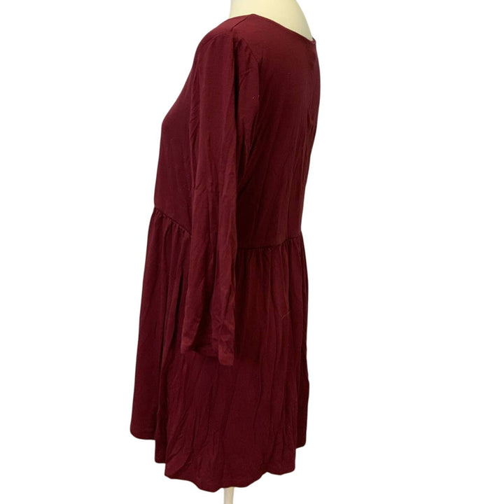 Motherhood Maternity 2X Long Sleeve Polyester Blend Scoop Neck Maternity Top