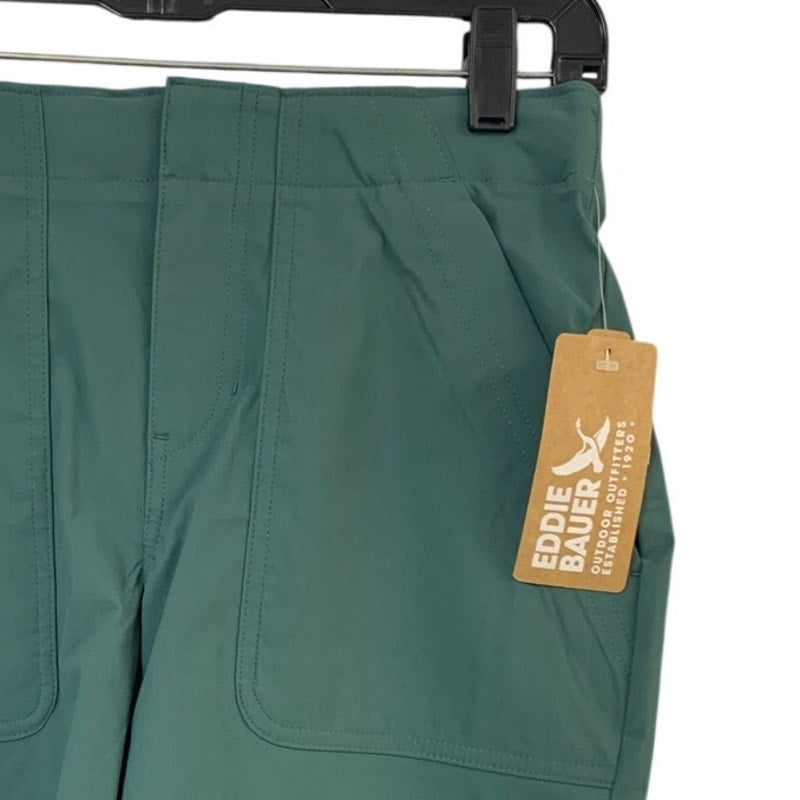 New Eddie Bauer Womens Size 2 Alpine Green UPF 50+ Horizon Bermuda Shorts
