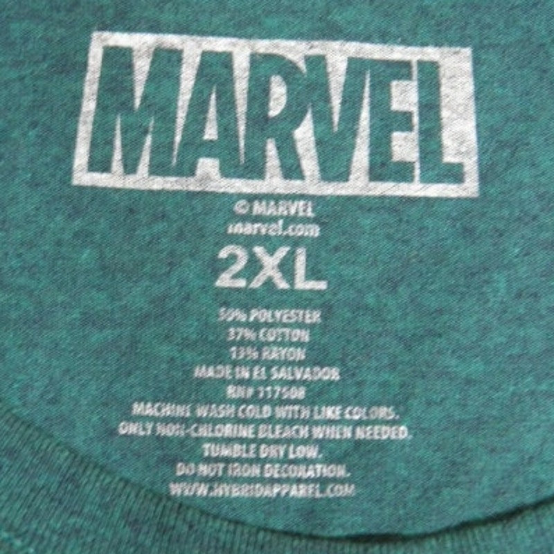 Marvel Mens 2XL Soldier Scientist Genius Spy Captain America Short Sleeve Tee