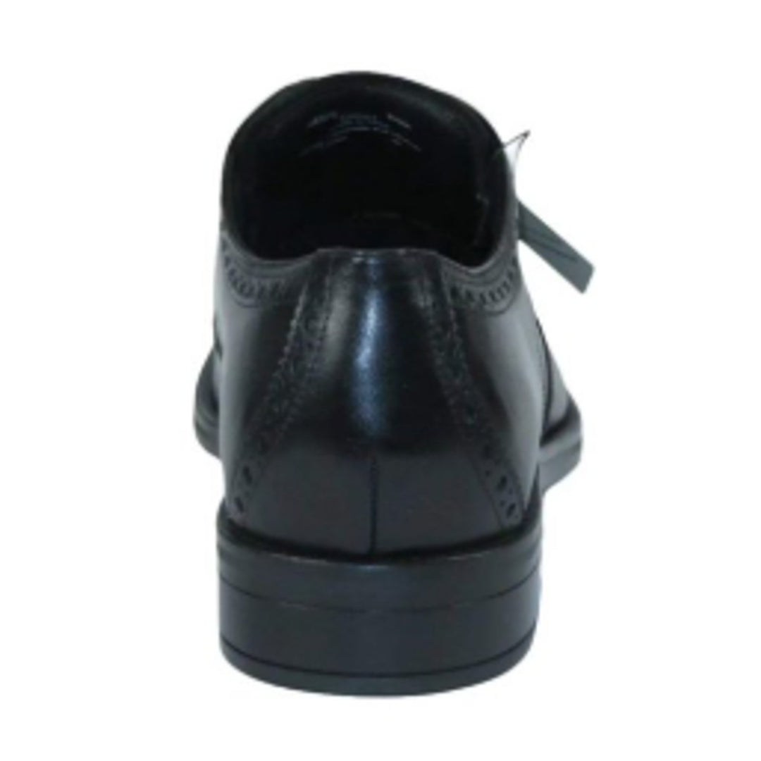 New In Box Cole Haan Men Size 8.5 Black Leather Lace Wing Oxford Grand 360 Shoes