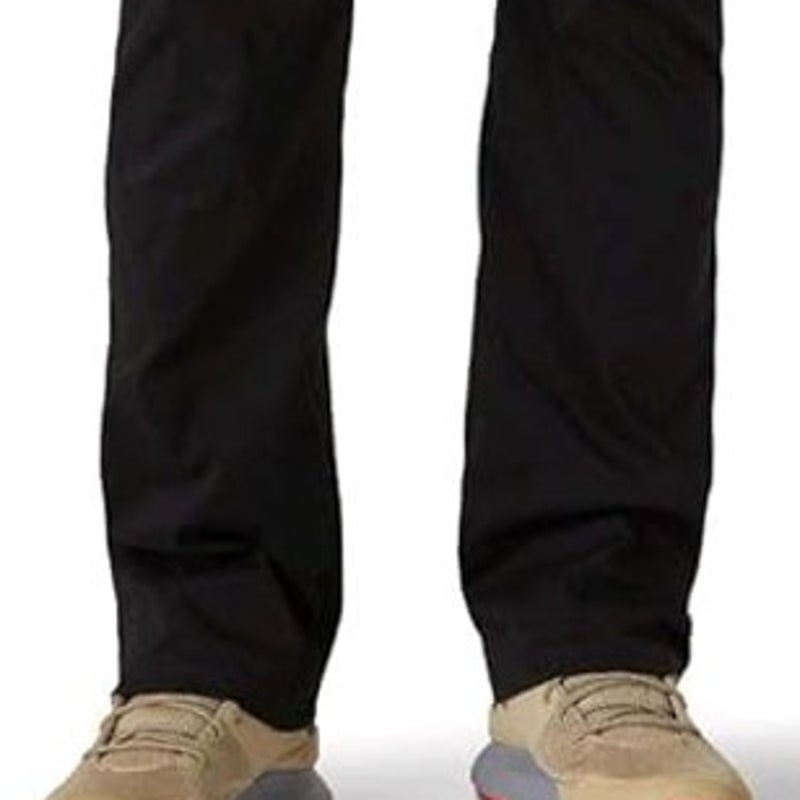 Wrangler Mens 38 X 32 Black High Rise Straight Outdoor Performance Cargo Pants
