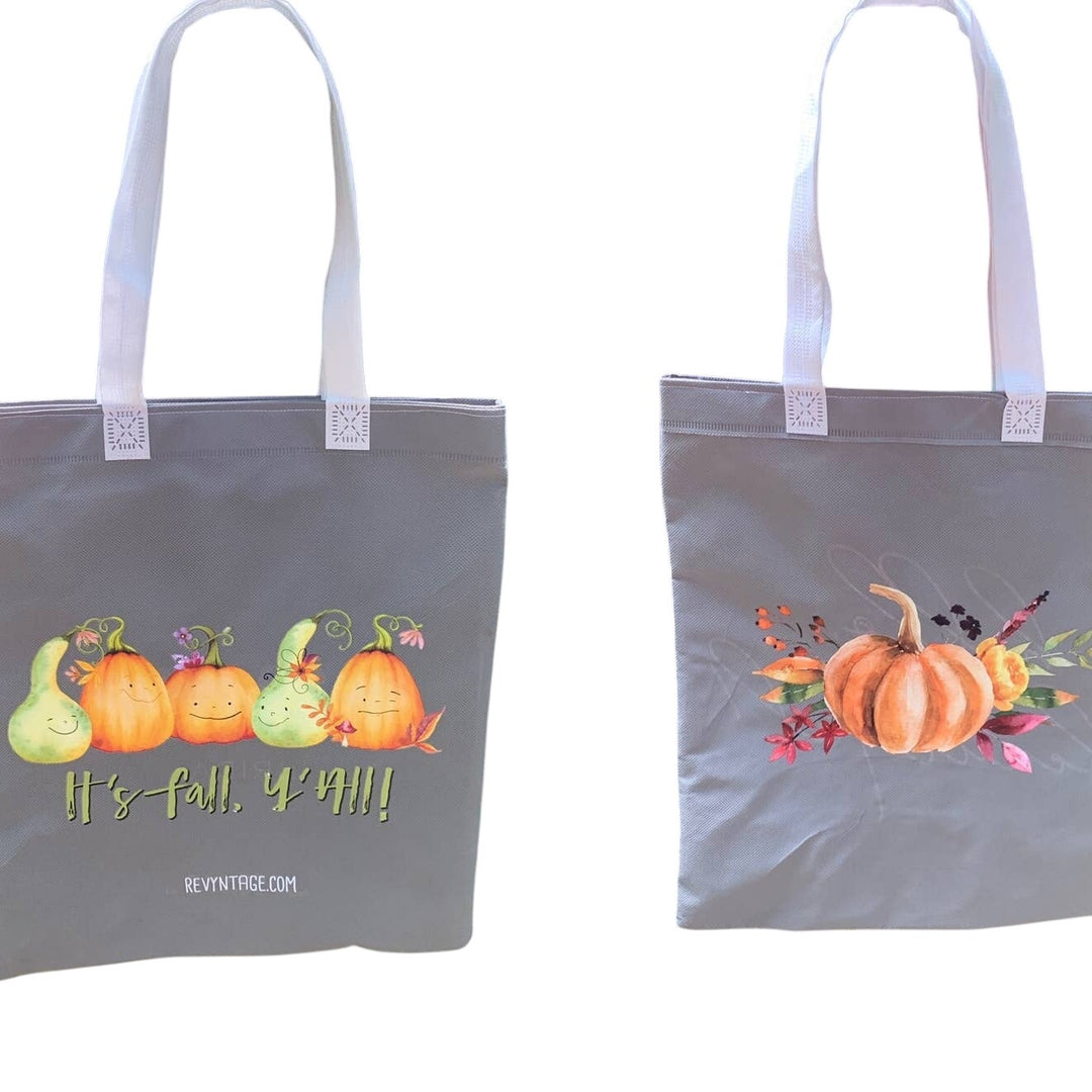 Pair of Upcycled Handmade Autumn Pumpkin It&