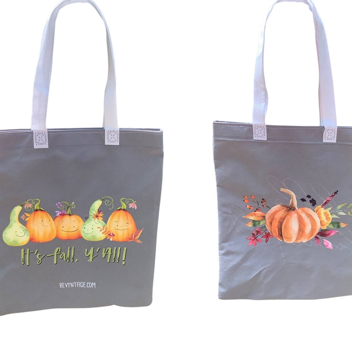 Pair of Upcycled Handmade Autumn Pumpkin It&