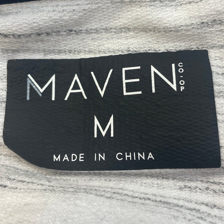 Maven Mens Medium Long Sleeve Three Button PolyCotton Henley Tee Shirt