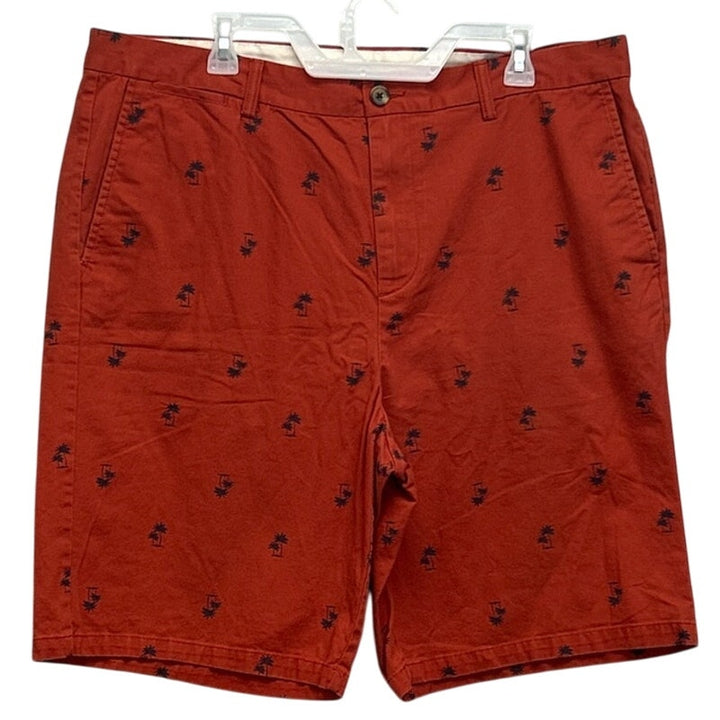 Old Navy Mens Size 40 Ultimate Slim Stretch Cotton Palm Tree Board Golf Shorts