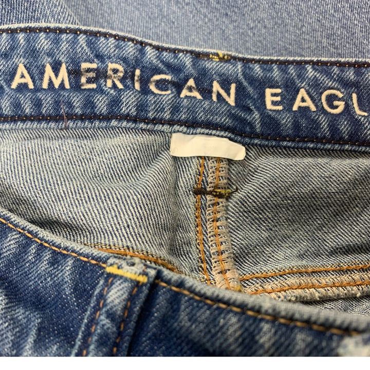 New American Eagle Womens Size 10 Cotton Blend Slim Straight Denim Blue Jeans