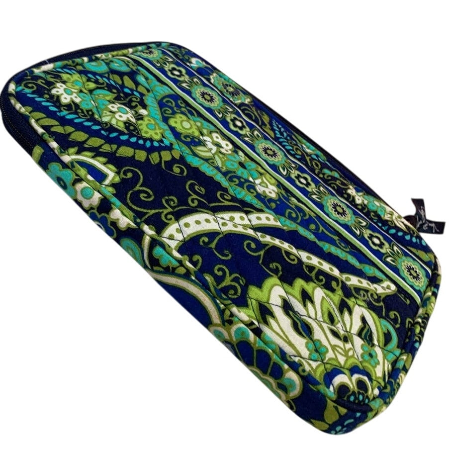 Vera Bradley Quilted Paisley Floral Small Zip Around Padded Tablet Case w Bag