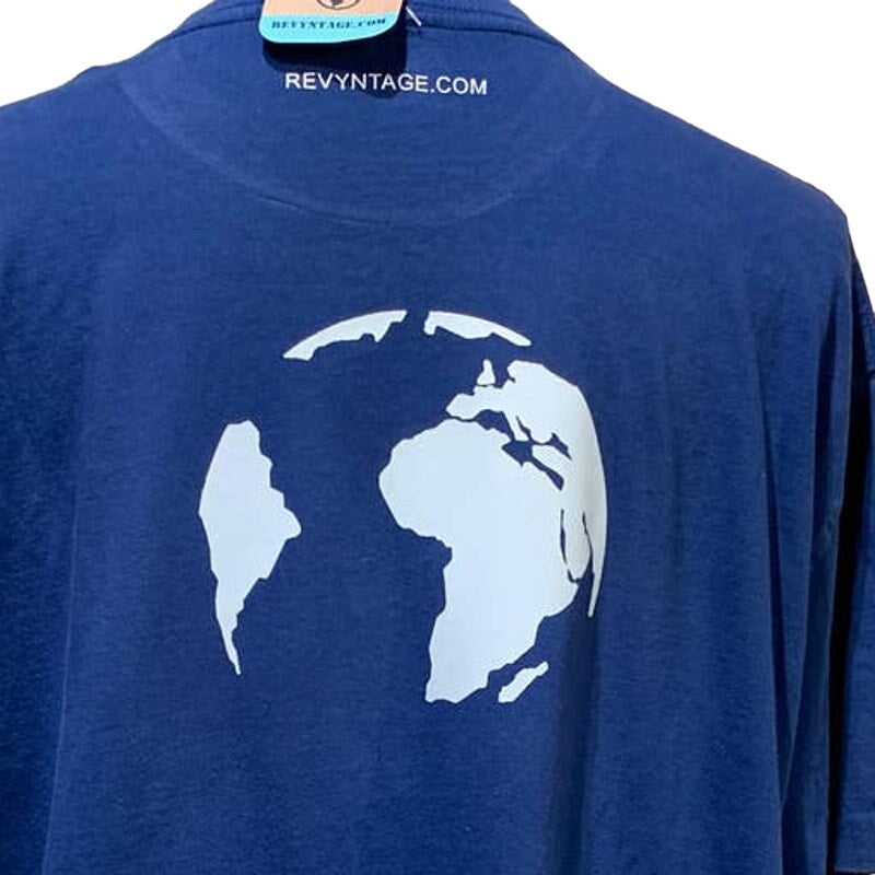 Hand Printed Upcycled Womens XL Saving the Planet is My Superpower Tee Shirt