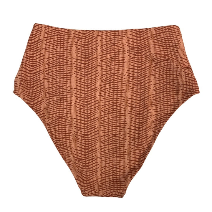 New Aerie Womens Small Jacquard High Waisted Full Coverage Bikini Bottom ONLY