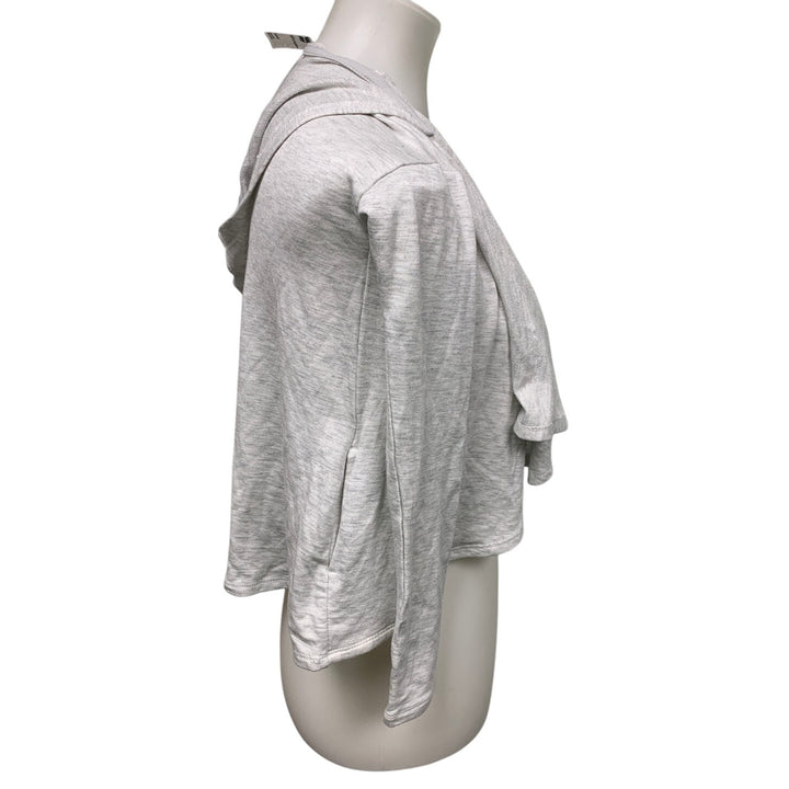 New All In Motion Girls XS Open Front Hoodie Jacket Coverup w Thumbholes