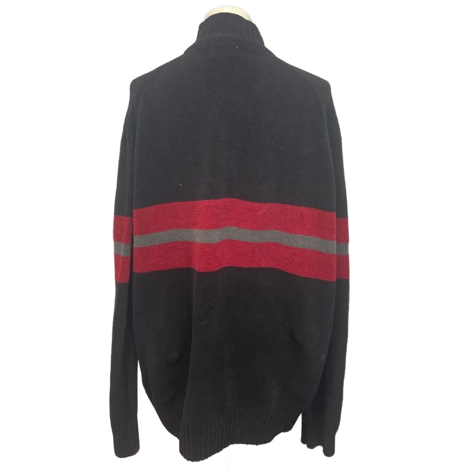 Sonoma Life + Style Mens XLT Long Sleeve Quarter Zip Knit Pullover Sweater