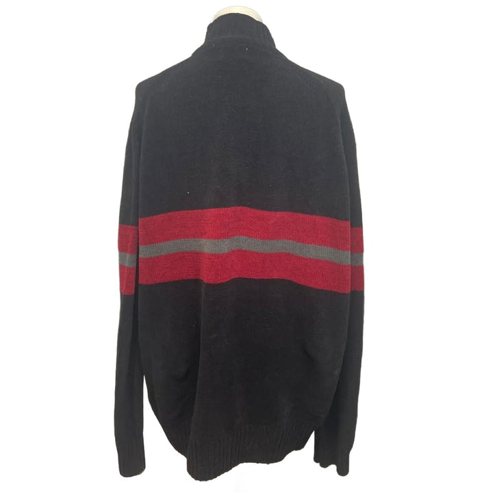 Sonoma Life + Style Mens XLT Long Sleeve Quarter Zip Knit Pullover Sweater