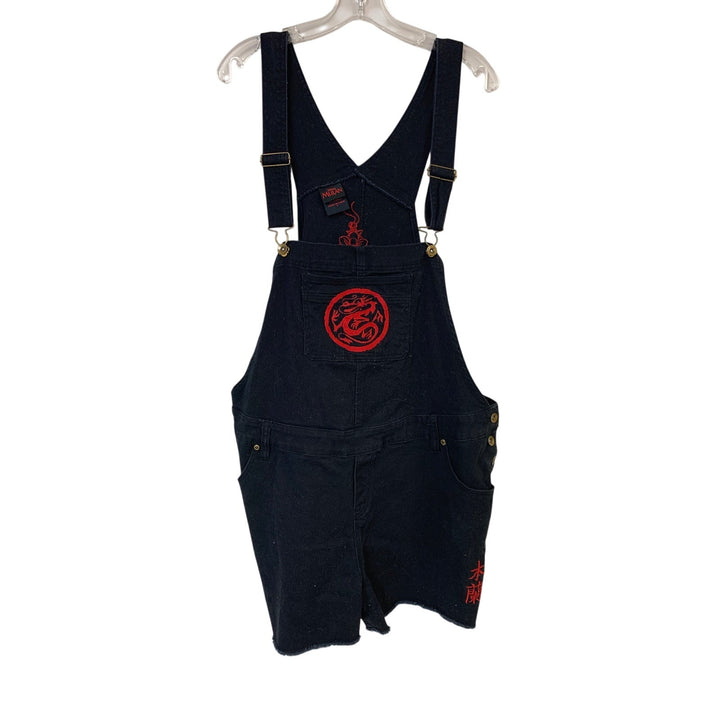 Disney Mulan Hot Topic Womens 3X Plus Size Mushu Mulan Shortalls Overall Shorts