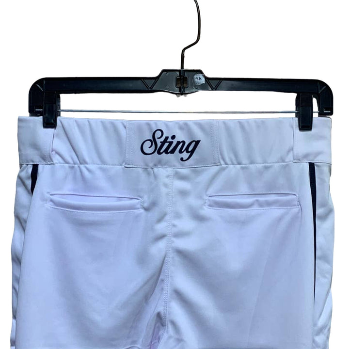 New St Louis Sting XL Long White Polyester Mens Baseball Sports Pants