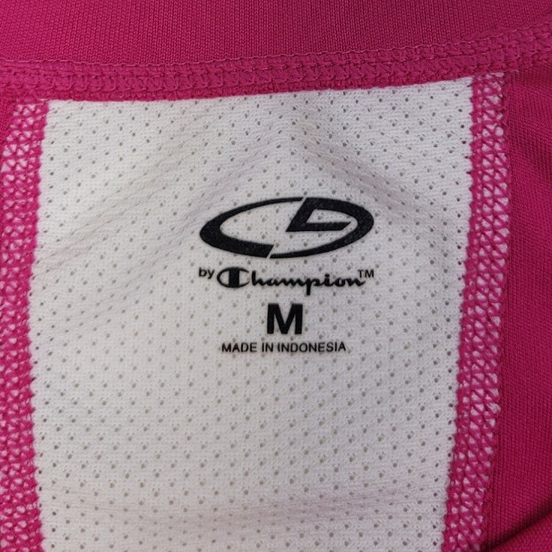 Champion Womens Medium 100% Polyester Long Sleeve Crew Neck Athletic Shirt
