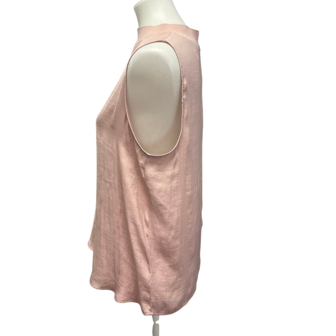 A New Day Womens Large Lightweight Polyester Sleeveless Back Zip Shell Tank Top
