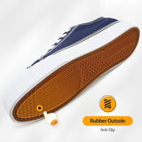 ZGR Womens Size 7 Navy Blue Canvas Lace Up Classic Low Top Casual Sneaker Shoes