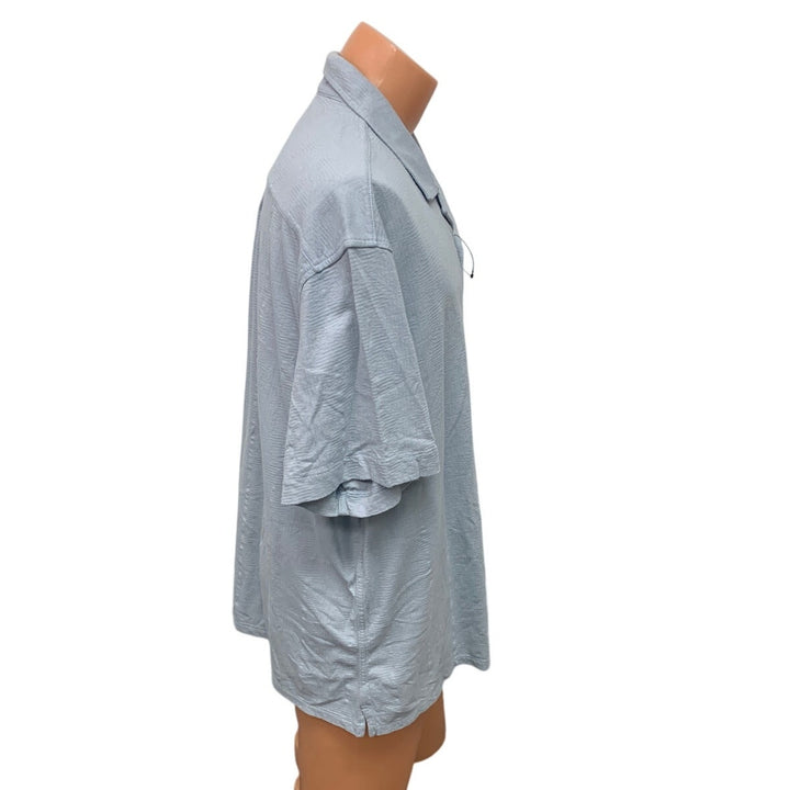 New American Eagle Mens XXL 100% Cotton Short Sleeve Collared Button up Shirt