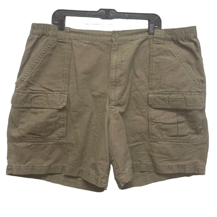 Lot of 3 Savane Mens Size 44 100% Cotton Chino Khaki Navy Cargo Shorts w Pockets