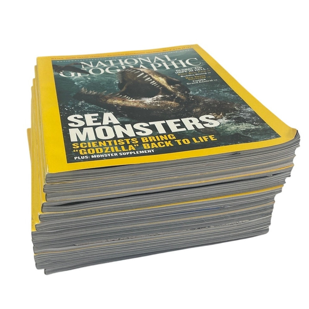 2005 National Geographic Magazine FULL Year 12 Issues W Maps Supplements