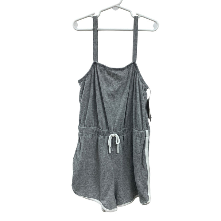 New Art Class Girls Large (10/12) Thin Strap One Piece Side Stripe Romper