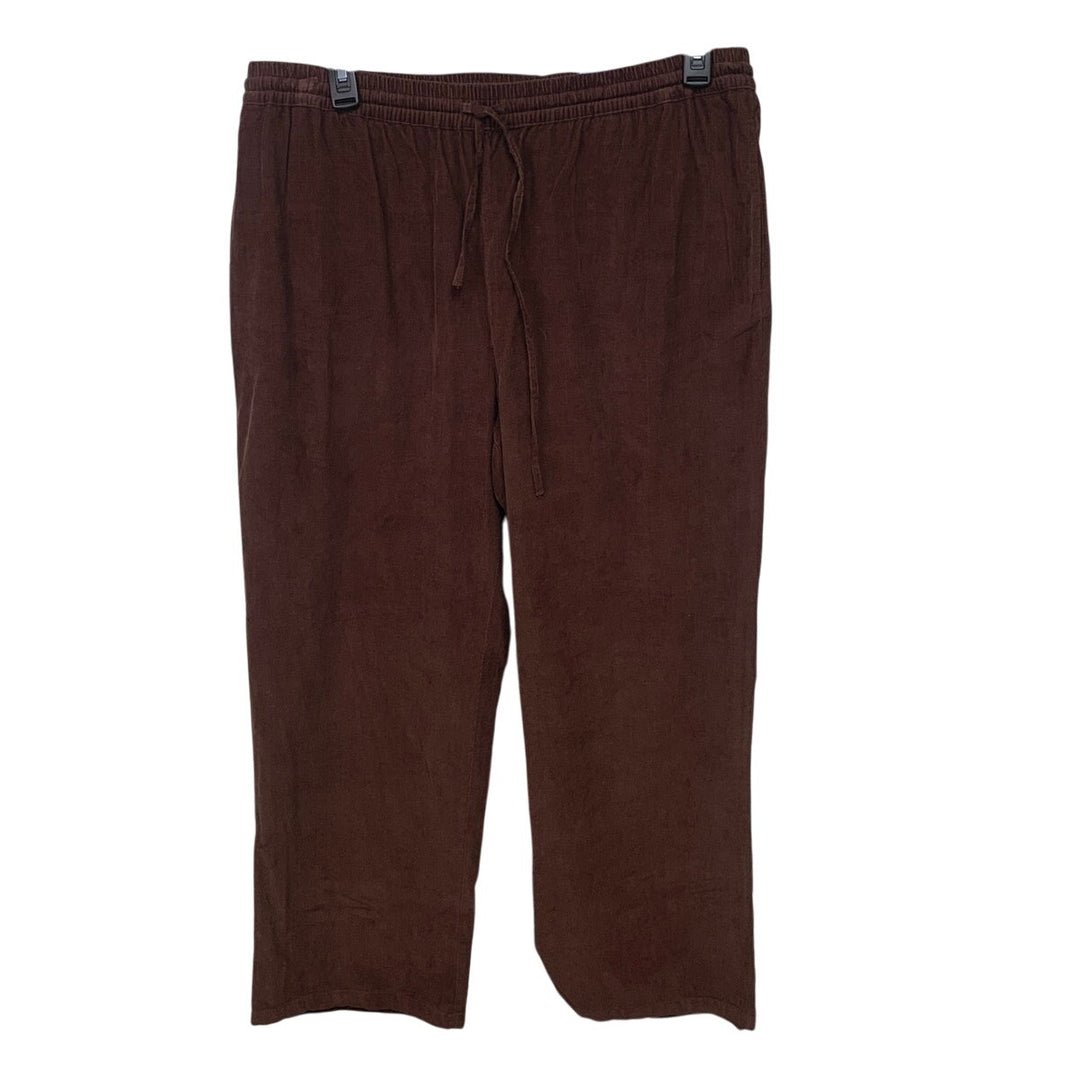 NWT New Style &amp; Co Womens Pull on Mid Rise Straight Elastic Waist Pants
