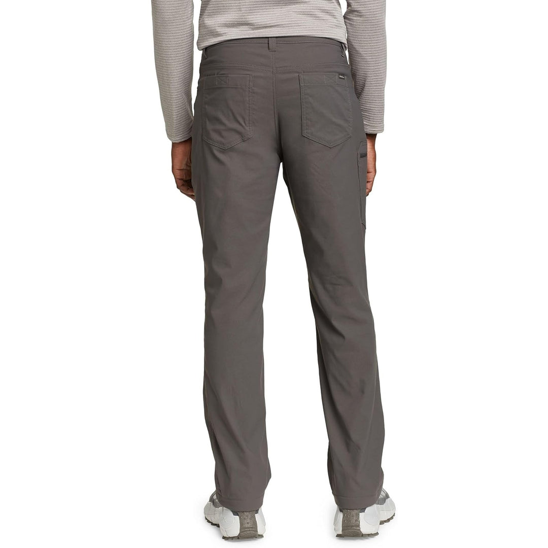 New Eddie Bauer Mens Dark Gray Guide Pro Lined Rainier Active Fit Casual Pants