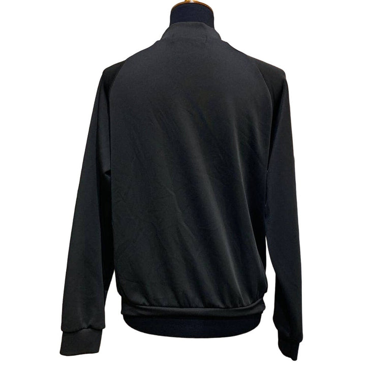 Xiao Wei Boutique Large Long Sleeve Polyester Sweatshirt w Front Pocket Zipper