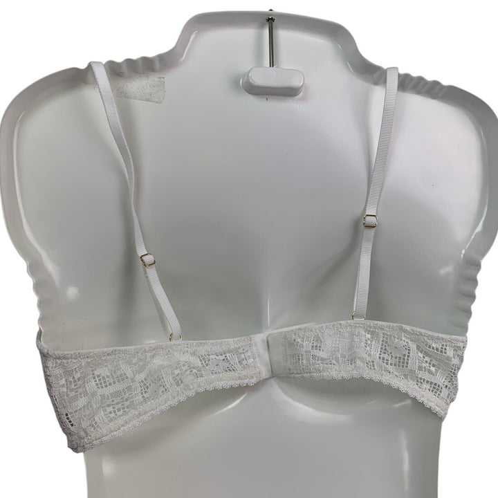 New American Eagle Womens Small Unlined Floral Lace Adjustable Strap Bra