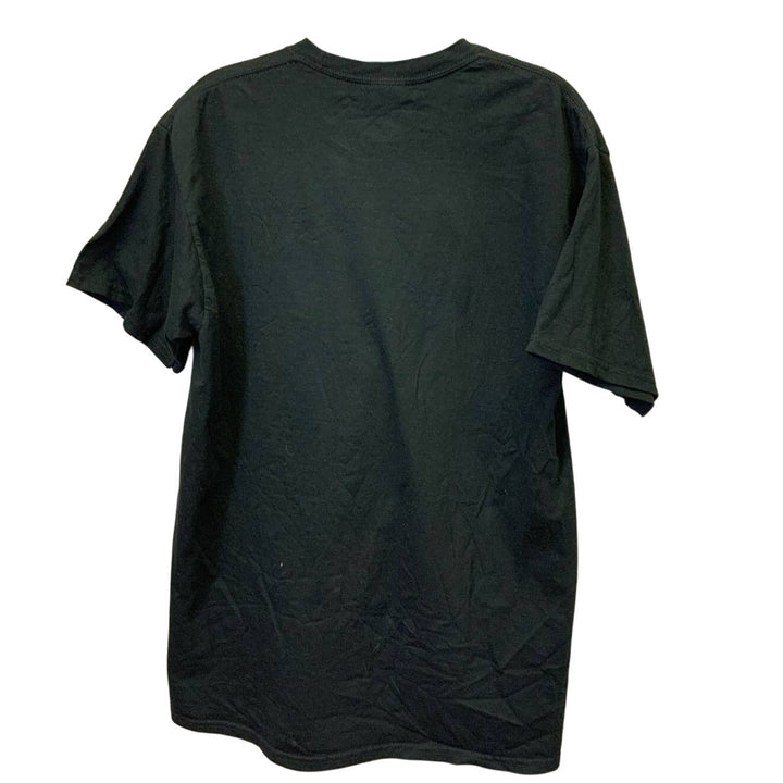 Port &amp; Company Medium Short Sleeve Cotton Blend American Flag Hunting Deer Tee