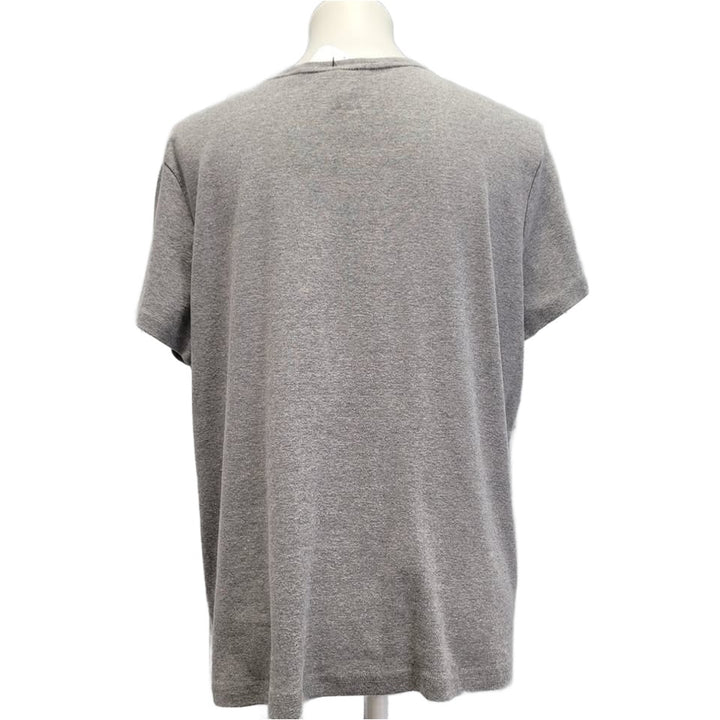 Hand Printed Upcycled Womens XL Bookworm Short Sleeve Crew Neck Tee Shirt