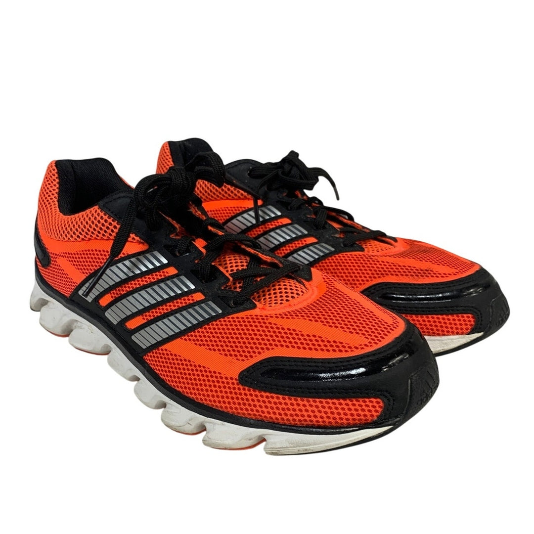 Adidas Adiprene+ Mens Size 9 Orange Black Sneaker Lace Up Low Top Athletic Shoes