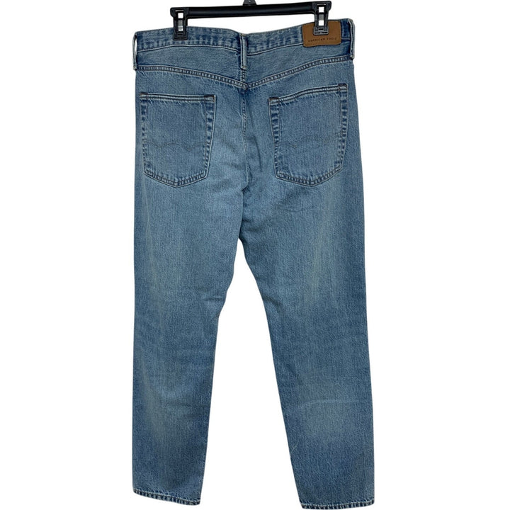 New American Eagle Mens 32 X 30 Cotton Blend Athletic Fit Denim Blue Jeans