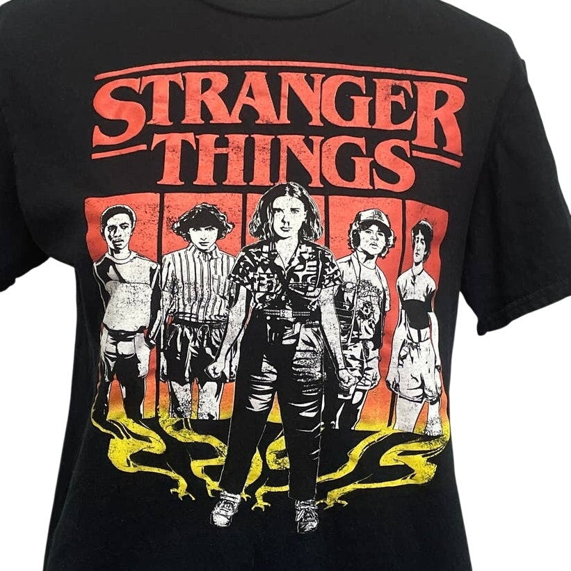 Netflix Stranger Things Womens Medium Cotton Short Sleeve Crew Neck Tee Shirt