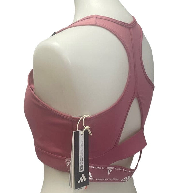 New Adidas Small A Cup Medium Support Removeable Pads Training Sports Bra
