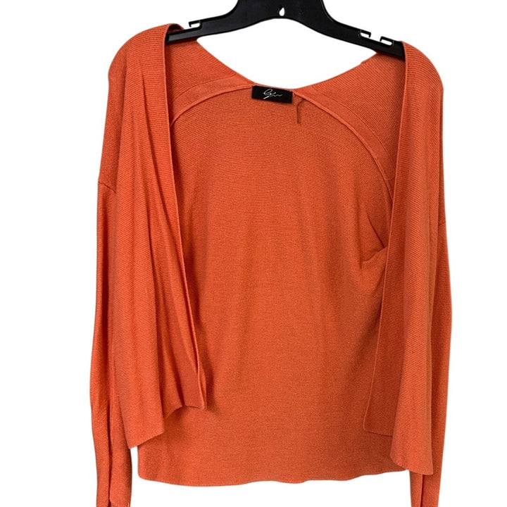 Lot of 2 H&amp;M Basic Cyrus Womens Medium Long Sleeve Open Front Knit Cardigan